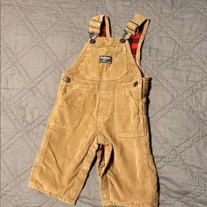 6 month insulated Oshkosh overall bibs